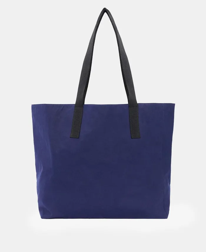 Men Bags and Luggage Barbour X Maison Kitsun Reversible Tote Bag Dark Navy Men Bags and Luggage Barbour X Maison Kitsun Reversible Tote Bag Dark Navy