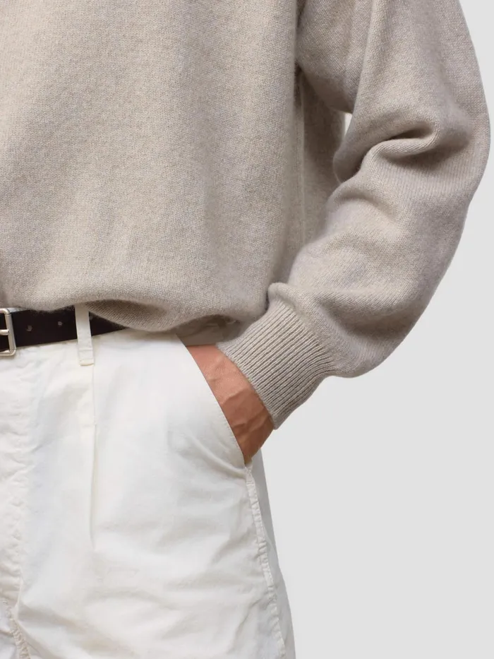 Men Begg X Co Loungewear Beach Break Solid Cashmere Sweater Goatfell