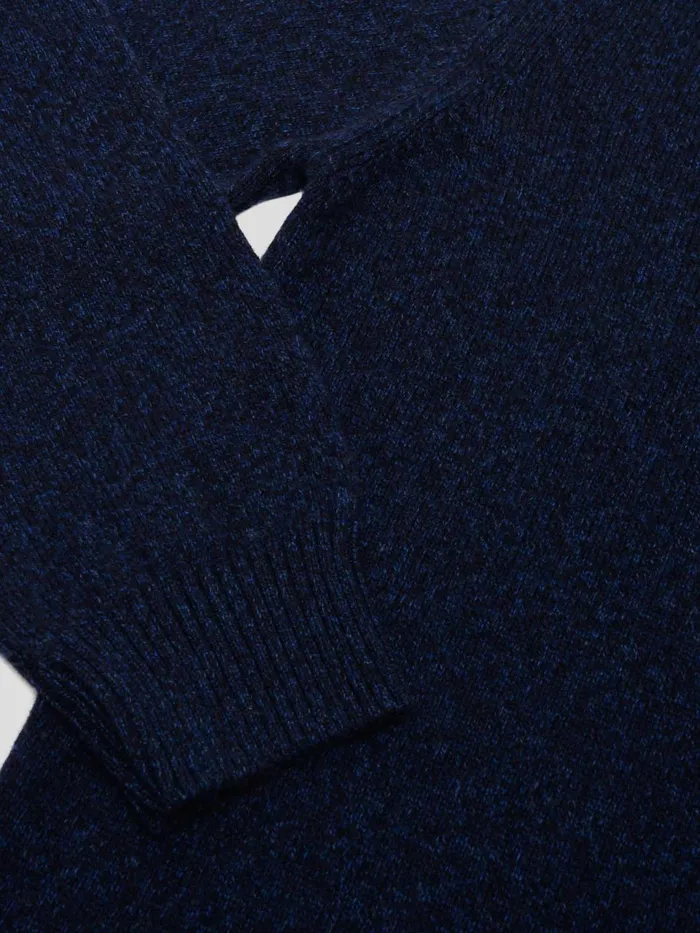 Men Begg X Co Polos and TShirts Player Shirt Cashmere Polo Indigo Marl