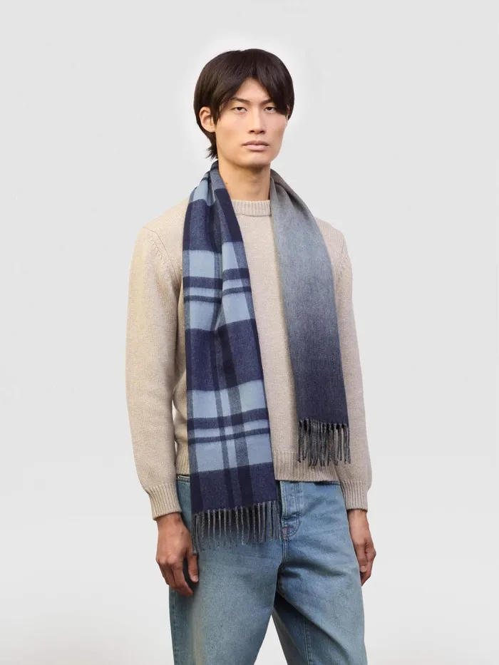 Men Begg X Co Scarves Taransay Nuance Rime Cashmere Scarf Islander