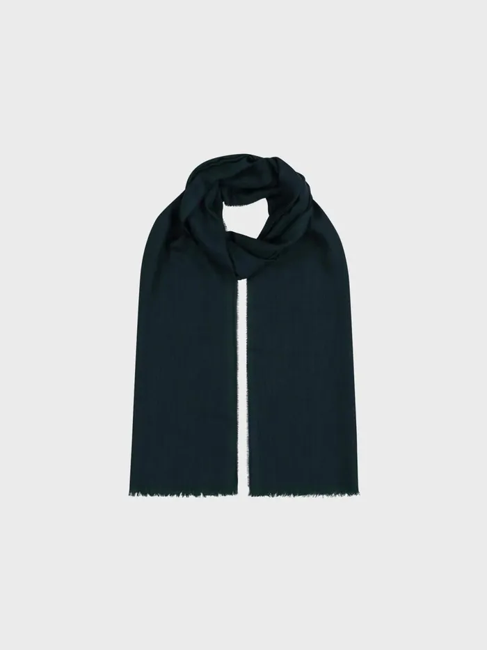 Men Begg X Co Scarves Wispy Solid Superfine Cashmere Scarf Grove