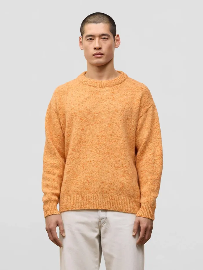 Men Begg X Co Sweaters Bay Cashmere Sweater Tangerine