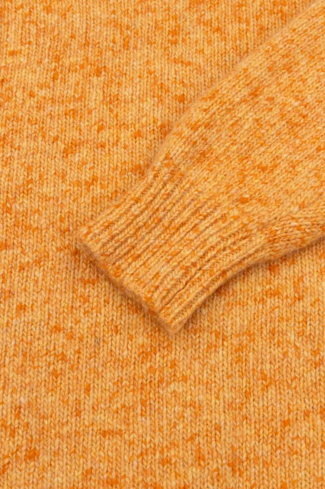 Men Begg X Co Sweaters Bay Cashmere Sweater Tangerine