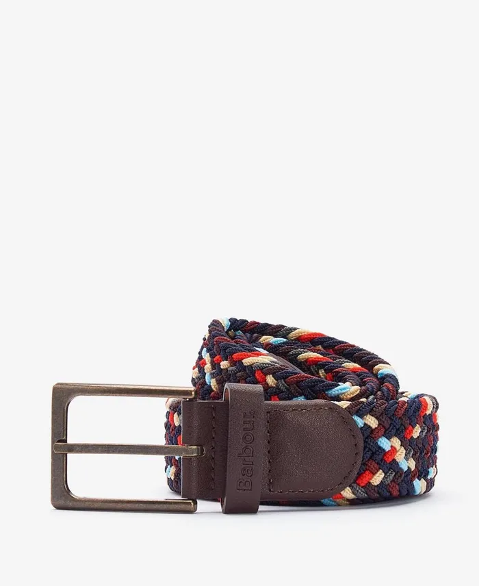 Men Belts Barbour Ford Belt Navy Mix