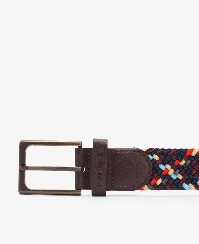 Men Belts Barbour Ford Belt Navy Mix