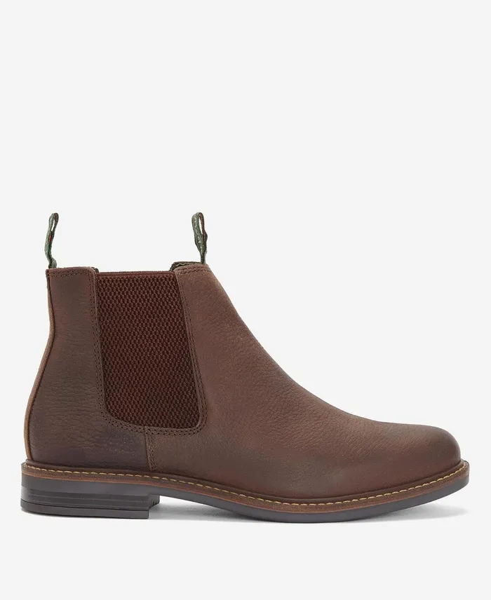 Men Boots Barbour Farsley Boots Dark Tan