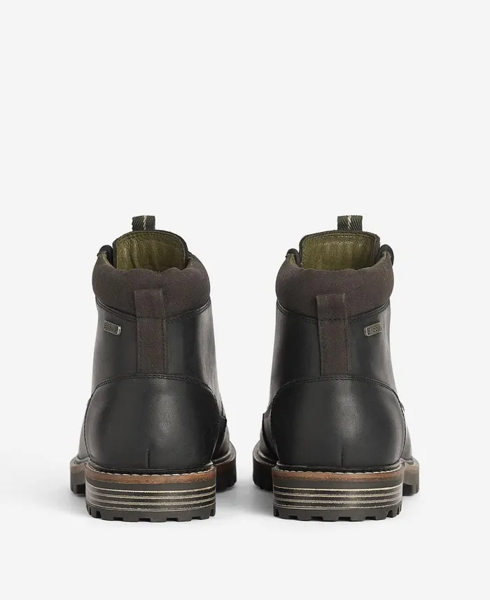 Men Boots Barbour Flint Derby Boots Classic Black Men Boots Barbour Flint Derby Boots Classic Black