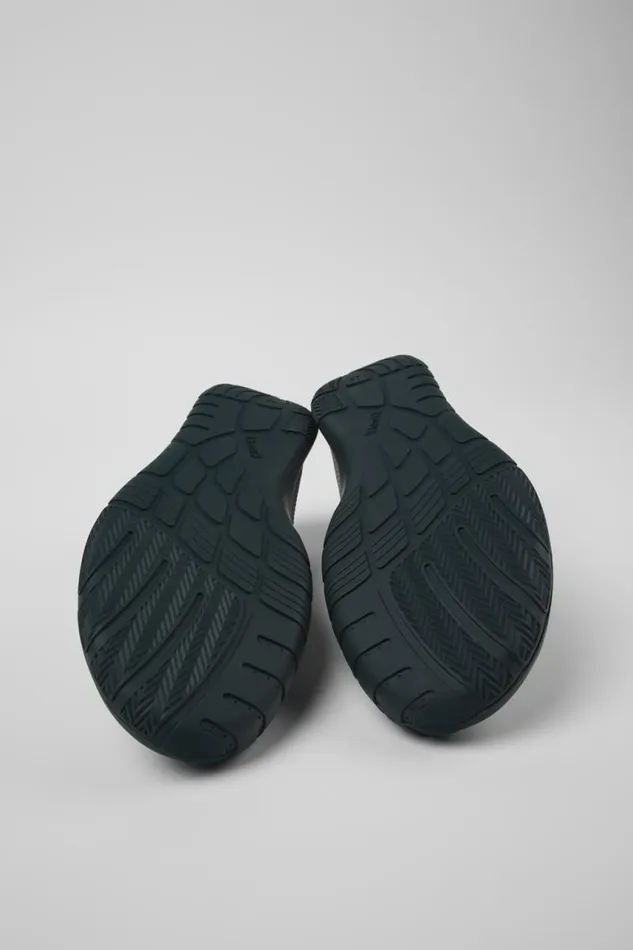 Men Camper Ankle Boots Path Gray Textile Shoes
