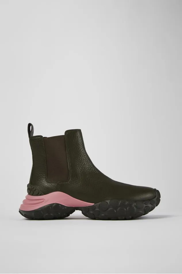 Men Camper Ankle Boots Pelotas Mars Green Responsibly Raised Leather Ankle Boots Men Camper Ankle Boots Pelotas Mars Green Responsibly Raised Leather Ankle Boots