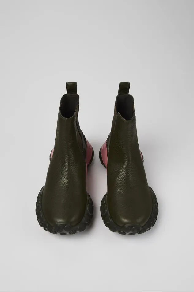Men Camper Ankle Boots Pelotas Mars Green Responsibly Raised Leather Ankle Boots Men Camper Ankle Boots Pelotas Mars Green Responsibly Raised Leather Ankle Boots