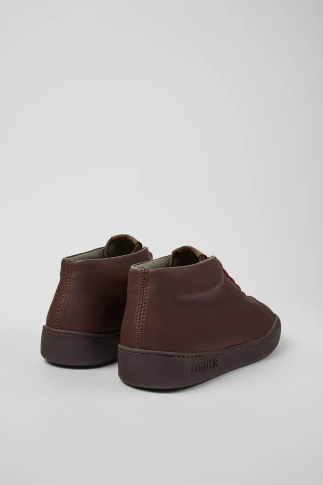 Men Camper Ankle Boots Peu Touring Brown Leather Sneakers Men Camper Ankle Boots Peu Touring Brown Leather Sneakers