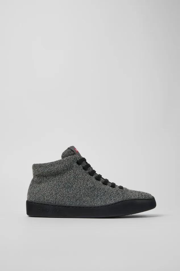 Men Camper Ankle Boots Peu Touring Grayblack Textile Ankle Boots Men Camper Ankle Boots Peu Touring Grayblack Textile Ankle Boots