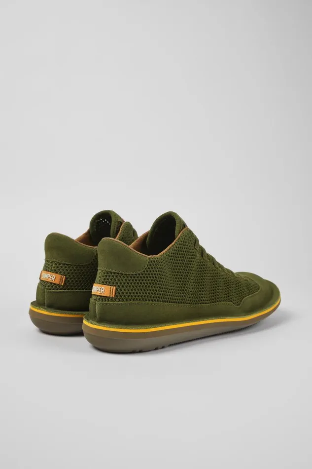 Men Camper Casual Shoes Beetle Green TextileNubuck Basket Bootie Men Camper Casual Shoes Beetle Green TextileNubuck Basket Bootie