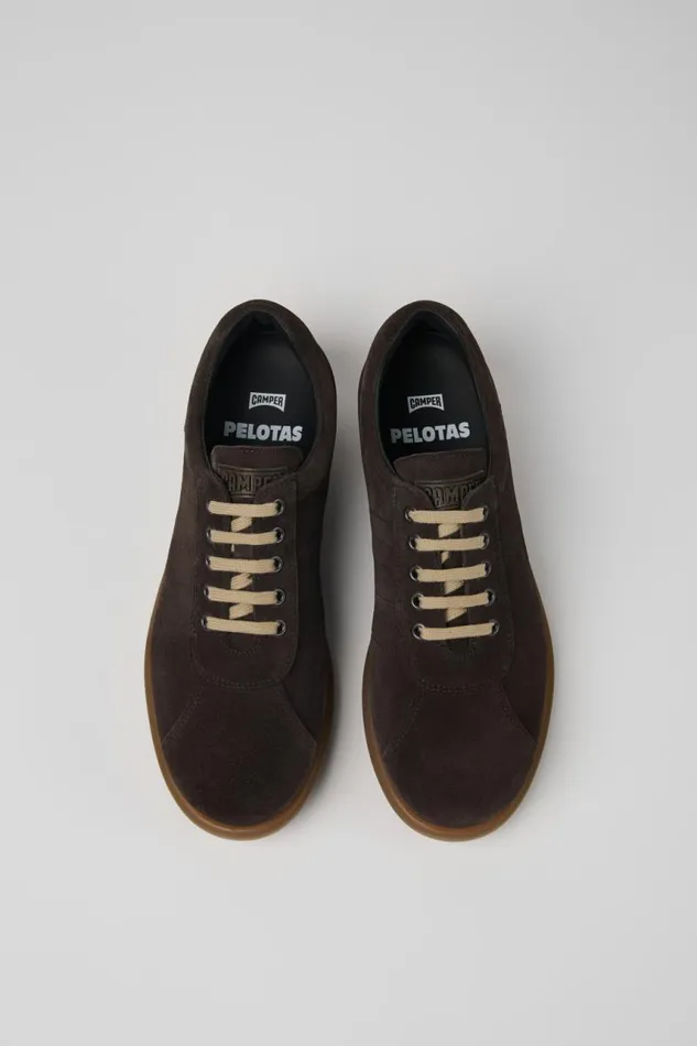 Men Camper Casual Shoes Pelotas Gray Nubuck Shoes Men Camper Casual Shoes Pelotas Gray Nubuck Shoes