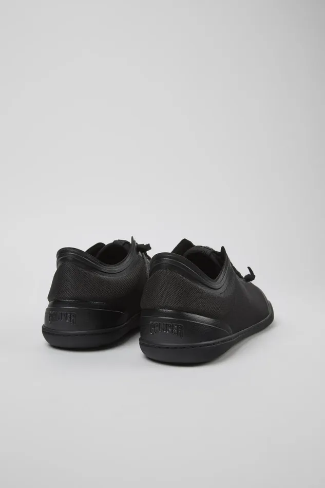 Men Camper Casual Shoes Peu Black Textile Shoes Men Camper Casual Shoes Peu Black Textile Shoes