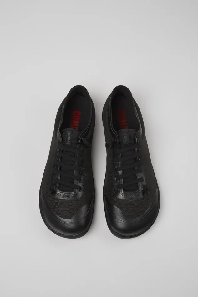 Men Camper Casual Shoes Peu Black Textile Shoes Men Camper Casual Shoes Peu Black Textile Shoes