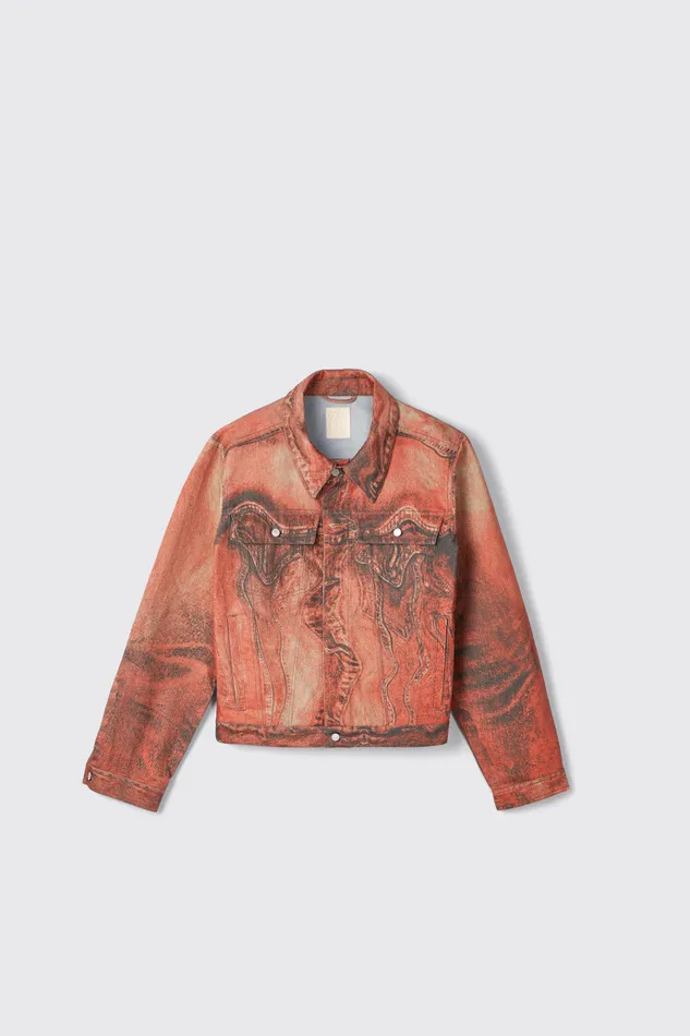 Men Camper Denim Denim Jacket Burnt Orange Denim Jacket Men Camper Denim Denim Jacket Burnt Orange Denim Jacket
