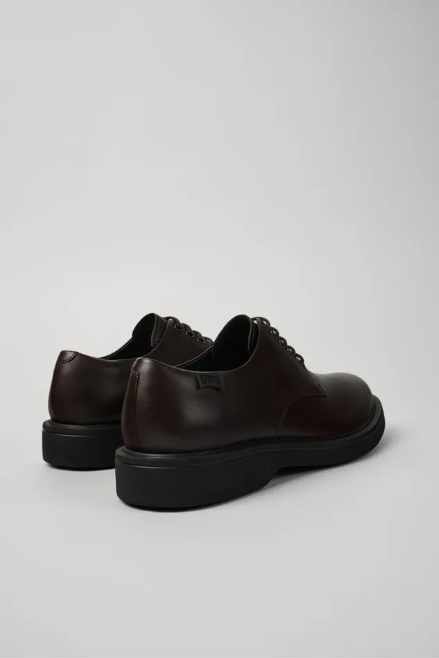 Men Camper Formal Shoes Norman Brown Leather Shoes Men Camper Formal Shoes Norman Brown Leather Shoes