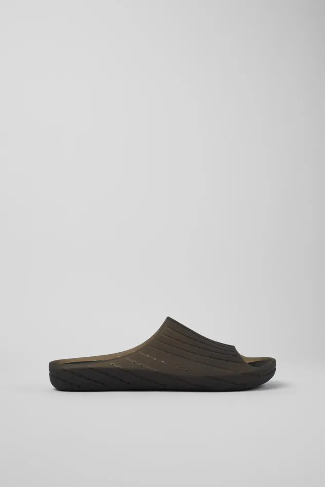 Men Camper Non Leather Shoes Wabi Black Monomaterial Sandals Men Camper Non Leather Shoes Wabi Black Monomaterial Sandals