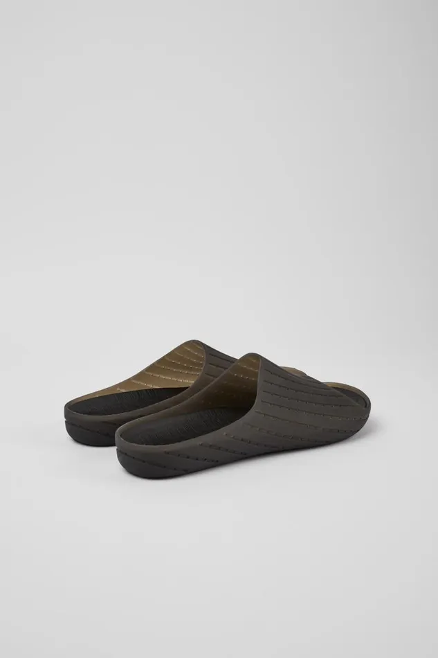 Men Camper Non Leather Shoes Wabi Black Monomaterial Sandals Men Camper Non Leather Shoes Wabi Black Monomaterial Sandals