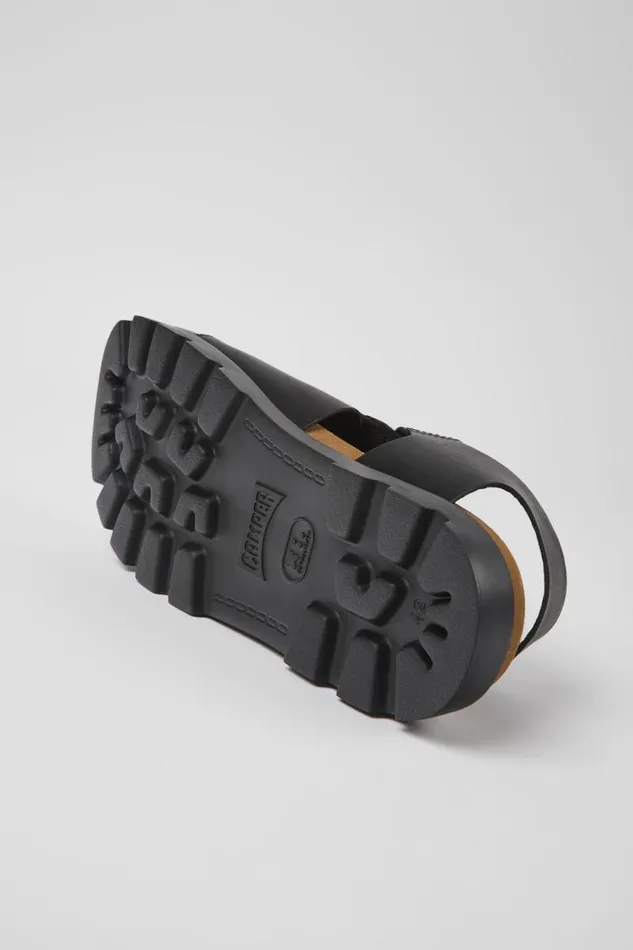 Men Camper Sandals Brutus Sandal Black Leather Sandals Men Camper Sandals Brutus Sandal Black Leather Sandals