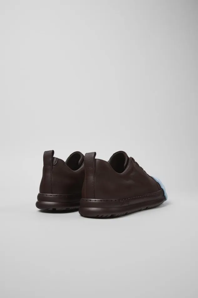 Men Camper Sneakers Junction Runner Burgundy Leather Sneakers Men Camper Sneakers Junction Runner Burgundy Leather Sneakers