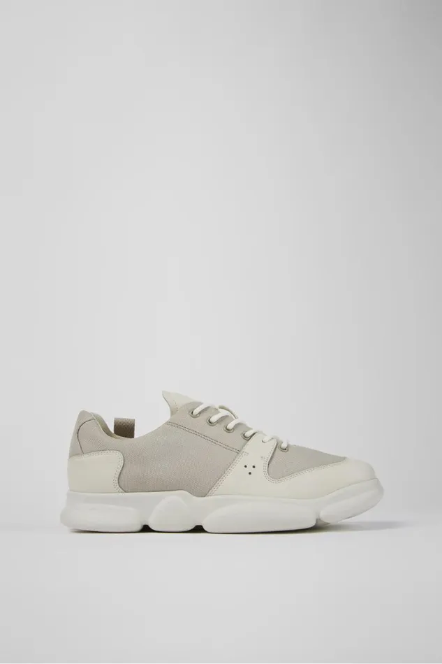 Men Camper Sneakers Karst White Leather And Recycled PET Sneakers Men Camper Sneakers Karst White Leather And Recycled PET Sneakers