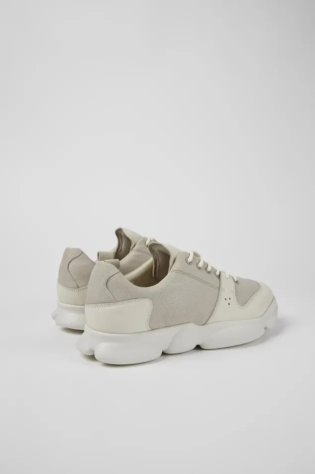 Men Camper Sneakers Karst White Leather And Recycled PET Sneakers Men Camper Sneakers Karst White Leather And Recycled PET Sneakers