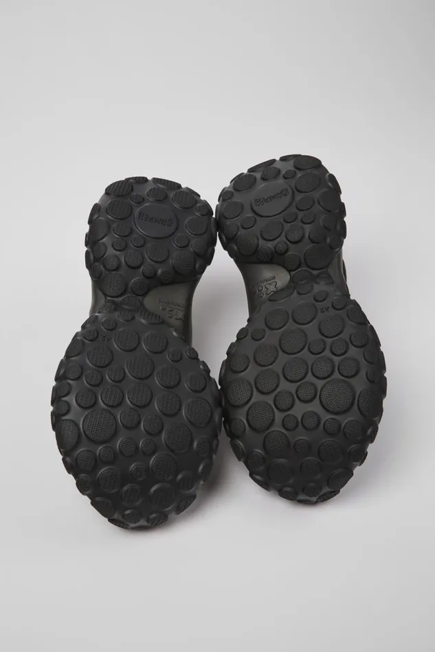 Men Camper Sneakers Pelotas Mars Black Textile And Nubuck Sneakers