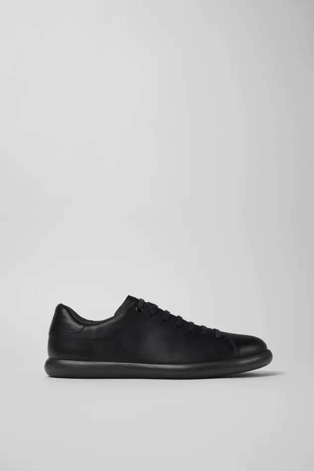 Men Camper Sneakers Pelotas Soller Black Leather Sneakers Men Camper Sneakers Pelotas Soller Black Leather Sneakers