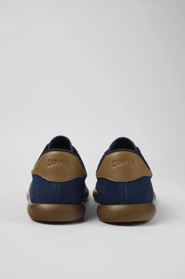 Men Camper Sneakers Pelotas Soller Blue NubuckLeather Sneaker Men Camper Sneakers Pelotas Soller Blue NubuckLeather Sneaker