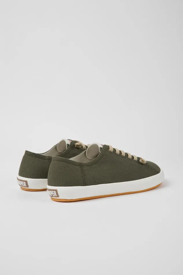 Men Camper Sneakers Peu Rambla Green Textile Sneakers Men Camper Sneakers Peu Rambla Green Textile Sneakers