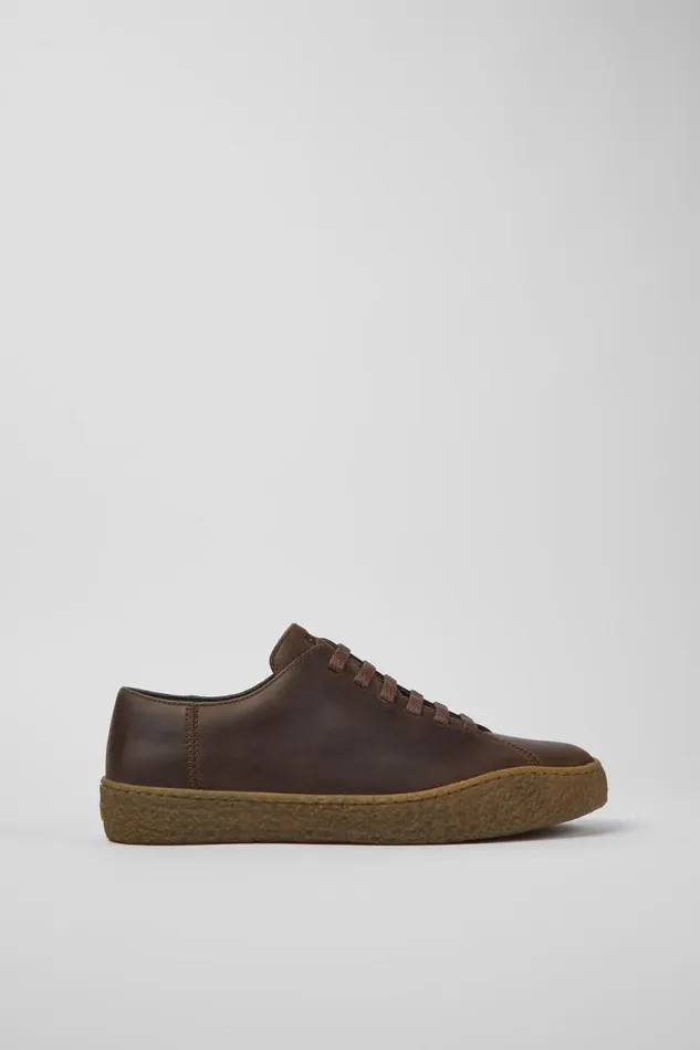 Men Camper Sneakers Peu Terreno Brown Leather Shoes Men Camper Sneakers Peu Terreno Brown Leather Shoes