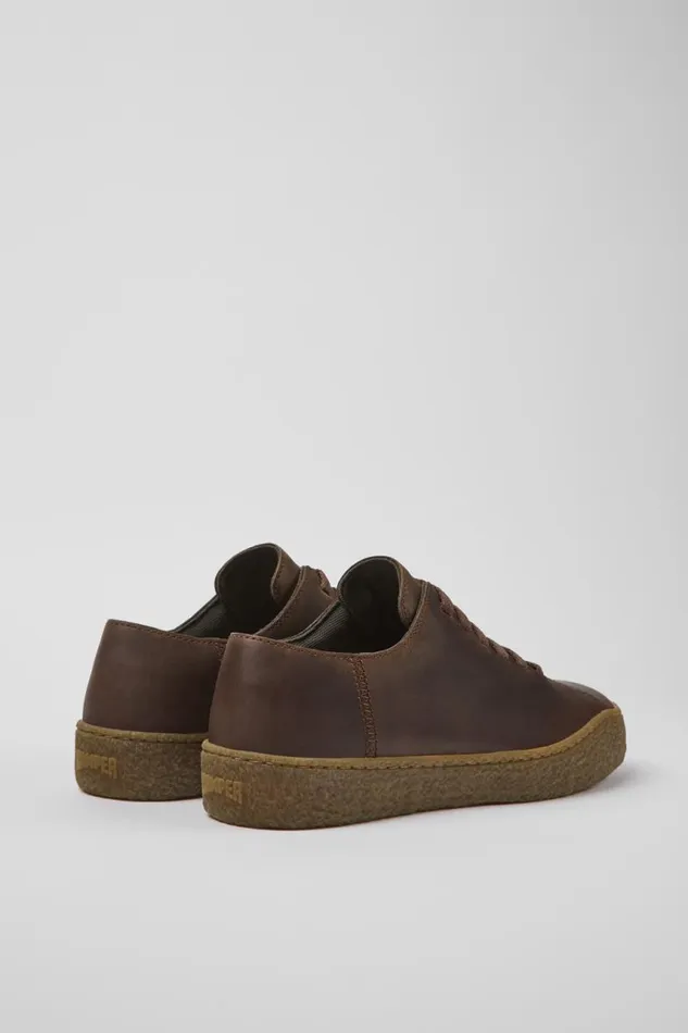 Men Camper Sneakers Peu Terreno Brown Leather Shoes Men Camper Sneakers Peu Terreno Brown Leather Shoes