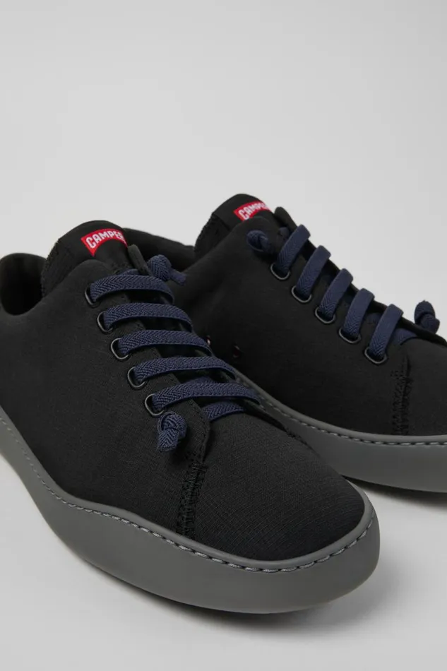 Men Camper Sneakers Peu Touring Black Recycled PET Sneakers