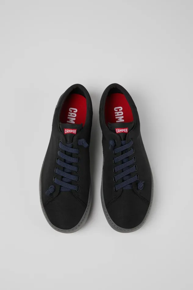 Men Camper Sneakers Peu Touring Black Recycled PET Sneakers Men Camper Sneakers Peu Touring Black Recycled PET Sneakers