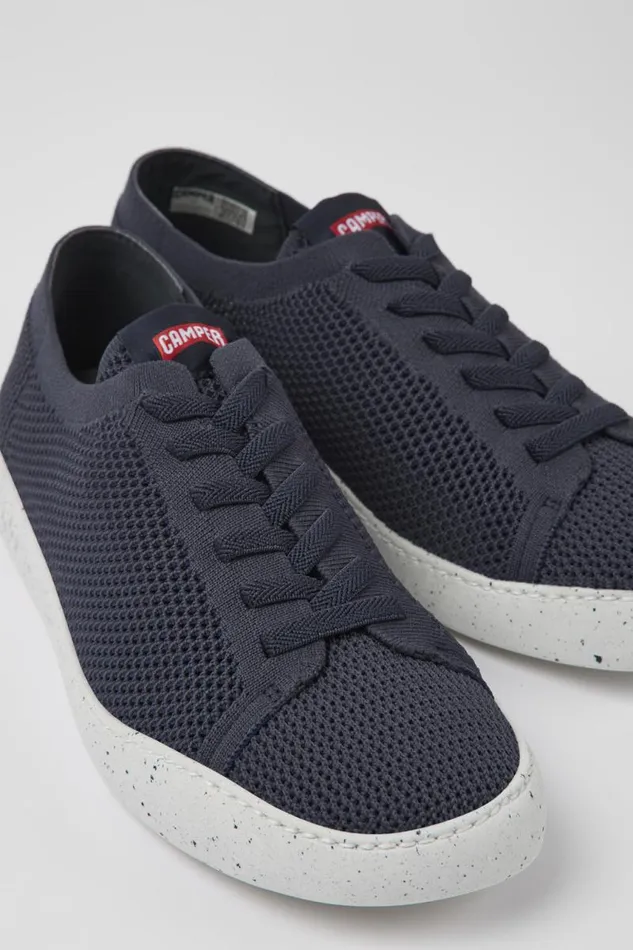 Men Camper Sneakers Peu Touring Blue Textile Sneakers