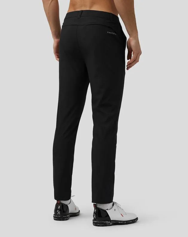 Men Castore Bottoms Golf WaterResistant Trousers 8211 Black