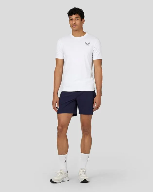 Men Castore Tops Active Short Sleeve Performance TShirt 8211 White