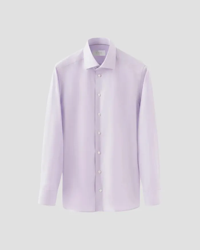 Men Chambray Elevated Poplin Shirt Purple Eton Dress Shirts Men Chambray Elevated Poplin Shirt Purple Eton Dress Shirts