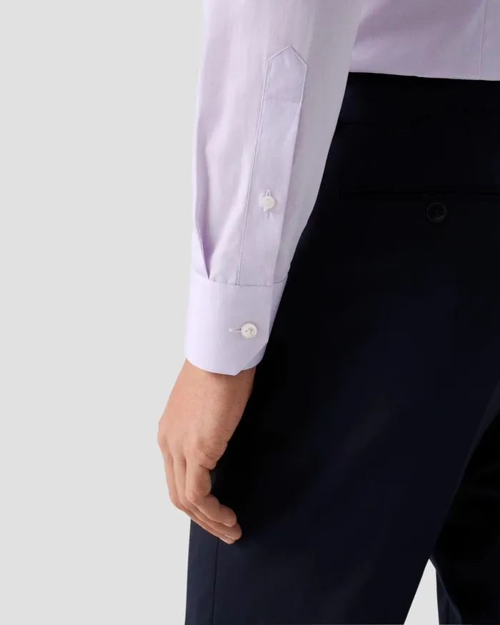 Men Chambray Elevated Poplin Shirt Purple Eton Dress Shirts Men Chambray Elevated Poplin Shirt Purple Eton Dress Shirts