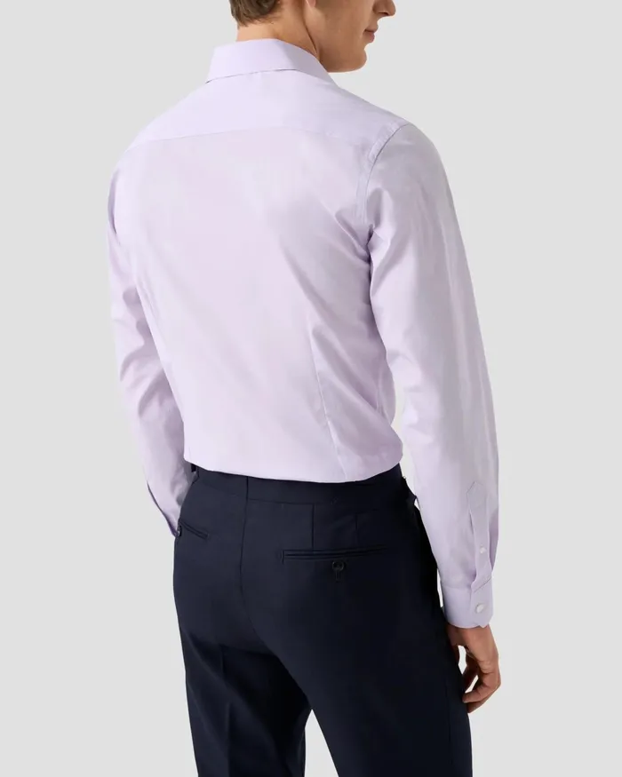 Men Chambray Elevated Poplin Shirt Purple Eton Dress Shirts Men Chambray Elevated Poplin Shirt Purple Eton Dress Shirts