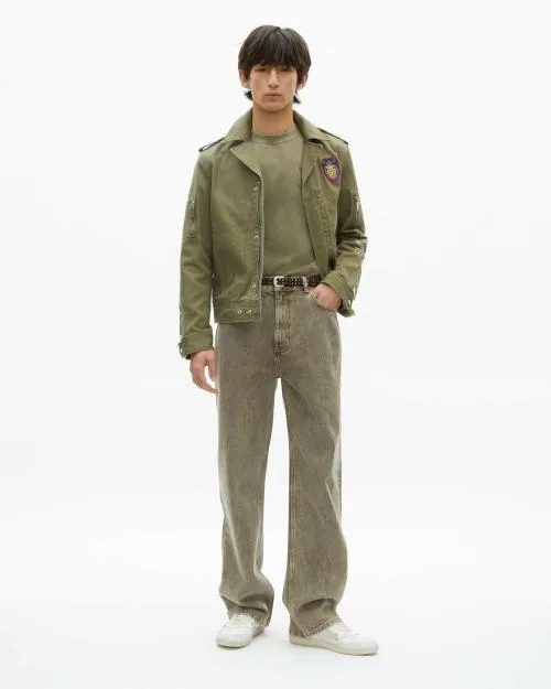 Men Coats and Jackets The Kooples Khaki OfficerStyle Jacket Kaki