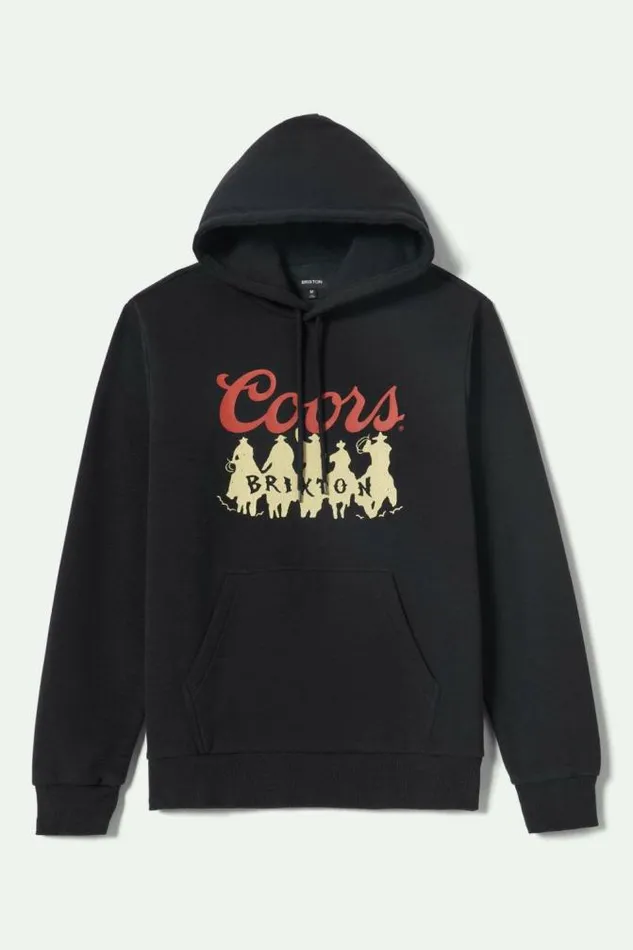Men Coors Bandit Hoodie Black Brixton Sweatshirts and Hoodies