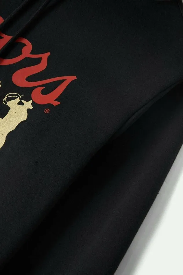 Men Coors Bandit Hoodie Black Brixton Sweatshirts and Hoodies