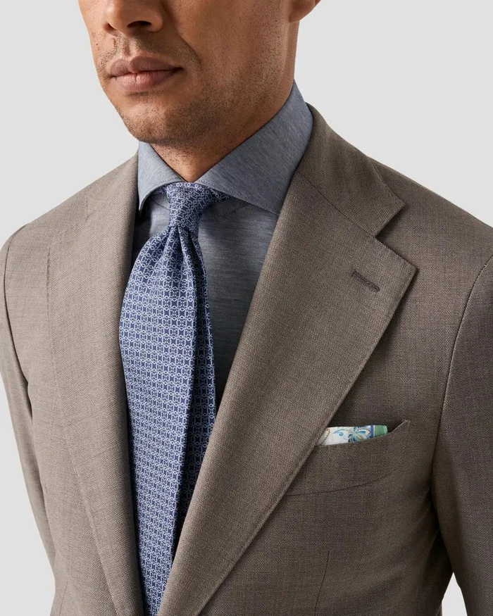 Men Filo Di Scozia Shirt Blue Eton Dress Shirts Men Filo Di Scozia Shirt Blue Eton Dress Shirts