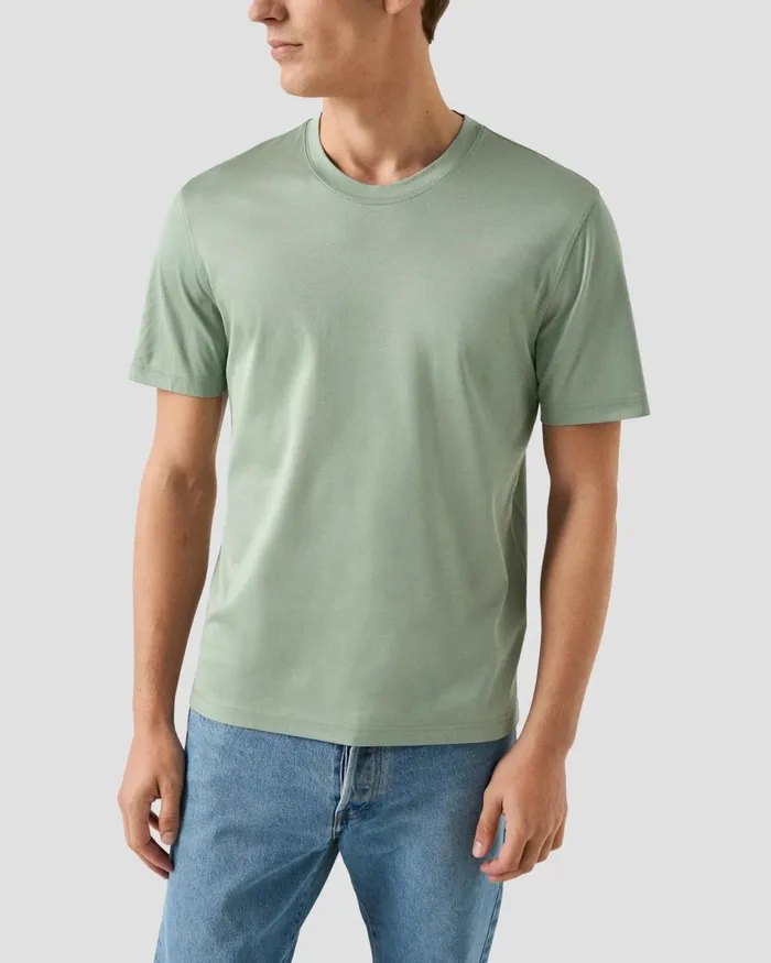 Men Filo Di Scozia Tshirt Green Eton TShirts