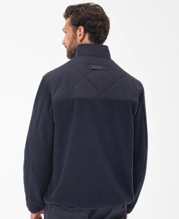 Men Fleeces Barbour Hybrid Fleece Jacket Olive Men Fleeces Barbour Hybrid Fleece Jacket Olive