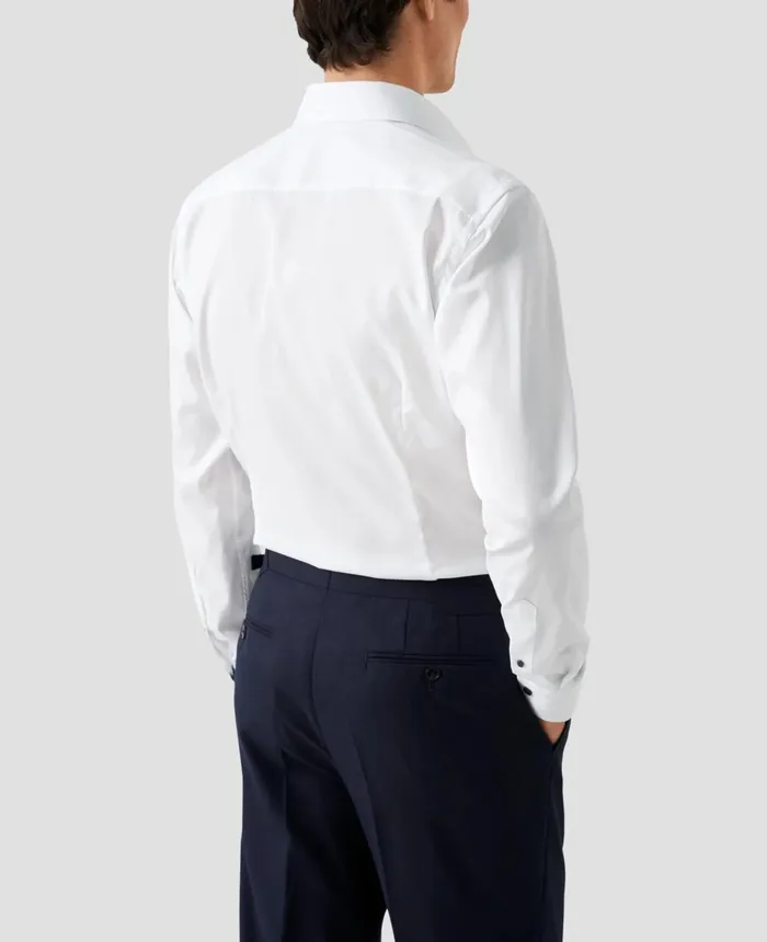Men Floral Effect Signature Twill Shirt White Eton Dress Shirts Men Floral Effect Signature Twill Shirt White Eton Dress Shirts