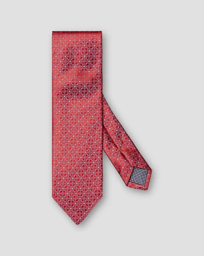 Men Flower Silk Tie Red Eton Ties Men Flower Silk Tie Red Eton Ties